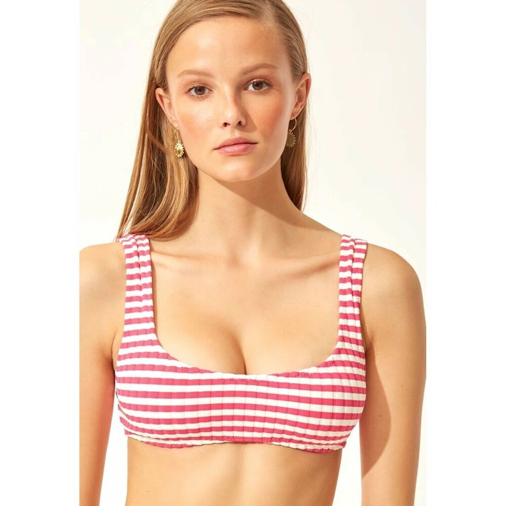 Solid & Striped The Elle Ribbed Bikini Top